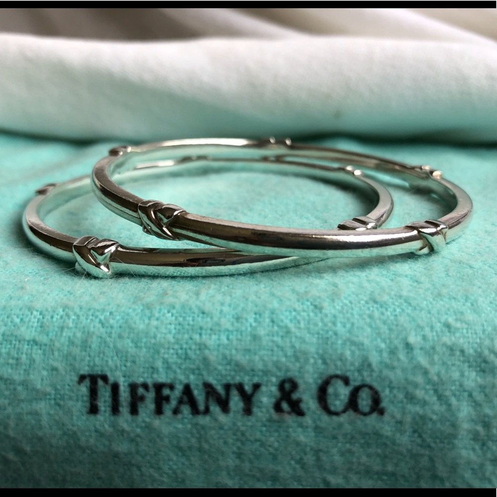 Tiffany & Co. Sterling Silver “Signature” Bangle